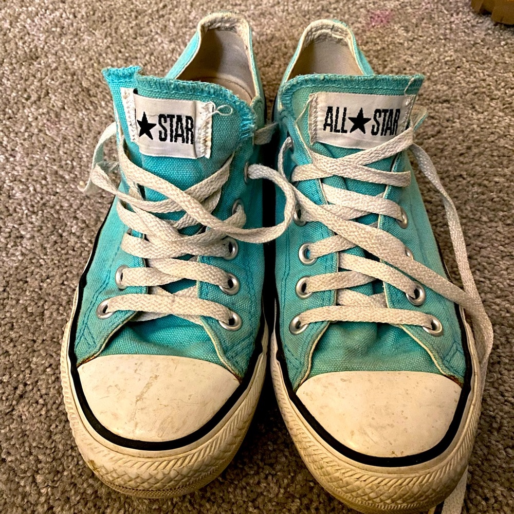 Light blue converse